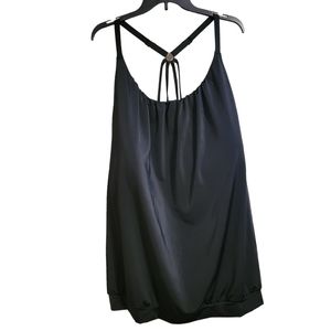 Swim By Cacique Black Tankini Top